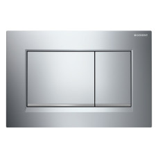 SIGMA20 SQUARE змивна клавіша для подвійного змиву, глянцевий хром /матовий хром