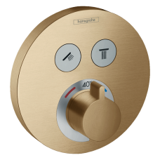 SHOWERSELECT S термостат для 2х споживачів, ПМ, колір  шліфованна бронза