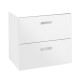 VICTORIA BASIC MODULAR шафка з двома ящиками 59см, колiр бiлий