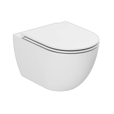 COMODA унітаз підвісний 50 см, із системою змиву VORTEX, покриття SuperGLAZE, колір білий глянсовий/білий матовий