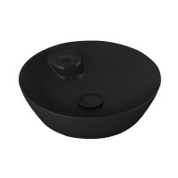 DAMA di VENEZIA умивальник Ø 45см, з отвором під змішувач, matt  black