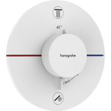 SHOWER SELECT COMFORT S термостат для 2х споживачів, ПМ, колір  білий матовий