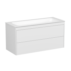 Комплект меблів: тумба + умивальник VILLEROY&BOCH FINION, 120см, білий матовий