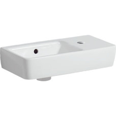 SELNOVA COMPACT умивальник зі скороченим вилітом 50x15x25см, отвір для крана справа, перелив видимий, білий