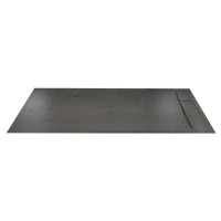 Піддон кам'яний 120*80*3 см, структура Ardesia, black
