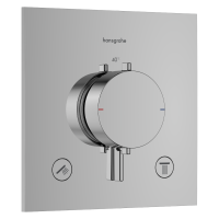 ECOSTAT COMFORT E термостат для 2х споживачів, ПМ, хром