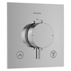 ECOSTAT COMFORT E термостат для 2х споживачів, ПМ, хром
