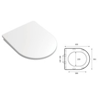 DOBRY, ROZKOS, LABE twist сидіння duroplast slim slow-closing