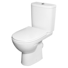 FREJA Premium, унiтаз, гориз. випуск, зливний бачок 3/6 л, нижній підвід, сидіння з кришкою Duroplast Soft-close (укр.)