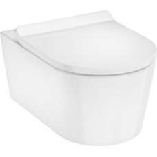 ELU PURA S унітаз підвісний 54*36,6см AquaHelix Flush, HygieneEffect, в комплекте з сиденням Slim з функцією SoftClose and QuickRelease