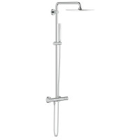Euphoria XXL 230 Душова система з термостатом для настiнного монтажа, хром
