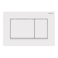 SIGMA20 SQUARE змивна клавіша для подвійного змиву,білий /білий матовий