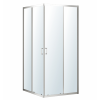 VALTICE New душова кабіна квадратна 90*90*190см, розсувні двері, скло прозоре