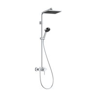 ACTIVERA Q 290/180 1jet EcoSmart Showerpipe душова система зі змішувачем, хром