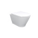 LEDNICE унітаз підвісний (52,5*36*35,5см, rimless, сидіння тонке duroplast slow-closing)