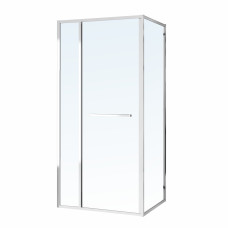CRUZE душова кабіна 90*90*200см, тип дверей COME IN, профіль  хром, прозоре скло