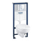 самSolido Perfect Набір 4 в 1 с підвісним унітазом	GROHE	Solido Perfect Набор 4 в 1 - инсталляция 38721001, с подвесным унитазом 51,7х35.4 см, самонес
