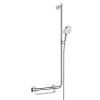Unica Comfort Набiр для душа Raindance Select S 120 /штанга Unica Comfort 1,10 м розмiщ. справа, бiлий/хром