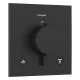 ECOSTAT COMFORT E термостат для 2х споживачів, ПМ, чорний матовий