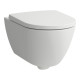 PRO X Rimless/Silent Flush підвісний унітаз, в комплекті з сидінням slow closing, білий
