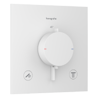 ECOSTAT COMFORT E термостат для 2х споживачів, ПМ, білий матовий