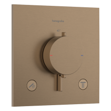 ECOSTAT COMFORT E термостат для 2х споживачів, ПМ, шліфованна бронза