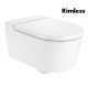 INSPIRA Round унiтаз 370*560*440мм, пiдвiсний, круглий, Rimless, горизонтальний випуск