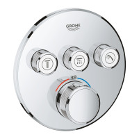 SmartControl Термостат для душа / ванни з 3 кнопками, накладна панель