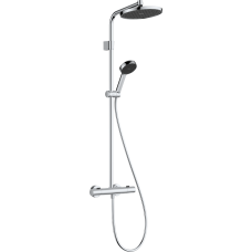 ACTIVERA S 240 1jet EcoSmart Showerpipe душова система з термостатом, хром