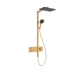 RAINDANCE ALIVE Q Showerpipe душова система 210/340  2jet, з термостатом, шліфованна бронза