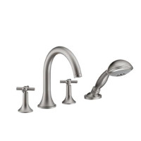 Axor Terrano - змішувач на край ванни на 4 отвори (хрестики) сатінокс HANSGROHE 37447810
