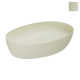 ELEGANCE CIRCLE умивальник накладний 60*40 см, колір перлинний