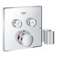 Grohtherm SmartControl Термостат для душу, зовнішня частина, на 2 споживача, з вбудованим утримувачем ручного душу