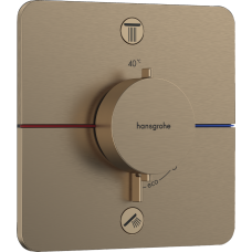 SHOWER SELECT COMFORT Q термостат для 2х споживачів, ПМ, колір  шліфована бронза