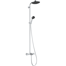 ACTIVERA S 240 1jet EcoSmart Showerpipe душова система з термостатом для ванни, хром