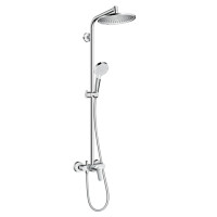 Crometta S 240 1jet Showerpipe Душова система з одноважiльнийним змішувачем, хром