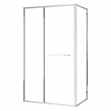 CRUZE душова кабіна 80*120*200см, тип дверей COME IN, профіль  хром, прозоре скло