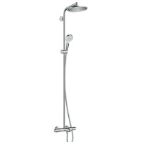 CROMETTA S 240 Showerpipe душова система  з термостатом для ванни, хром