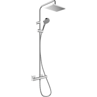 VERNIS SHAPE SHOWERPIPE душова система з термостатом 230 1jet, EcoSmart, колір хром