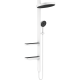 Rainfinity Showerpipe Душова система 360 1jet прихованого монтажу, бiлий матовий