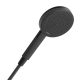 RAINDANCE ALIVE SELECT S ручний душ (3 типи струменів RainAir, PowderRain, Massage), чорний матовий