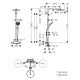 RAINDANCE SELECT S душова система 240 1jet, PowderRain, з термостатом, бiлий матовий