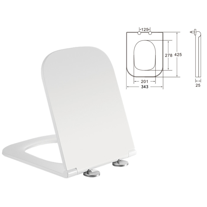 KUBIK унітаз підвісний c06810200(48,5*34*36,5 см, twist, сидіння duroplast)
