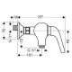Axor Terrano - змішувач в душову кабіну (сатінокс) HANSGROHE 37600810