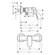 Focus - змішувач для душу HANSGROHE 31960000