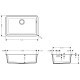 Кухонна мийка кам'яна HANSGROHE 43432170, чорний