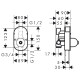 Focus S - прихована частина змішувача для 31746000 HANSGROHE 31741180