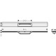 RAIN DRAIN FLEX  зовнішня частина зливу для душу 800мм, колір поліроване золото
