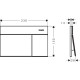 iFRAME ELEMENT E змивна клавіша,  хром