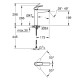 Змішувач для умивальника GROHE EUROSMART NEW 23971003, хром